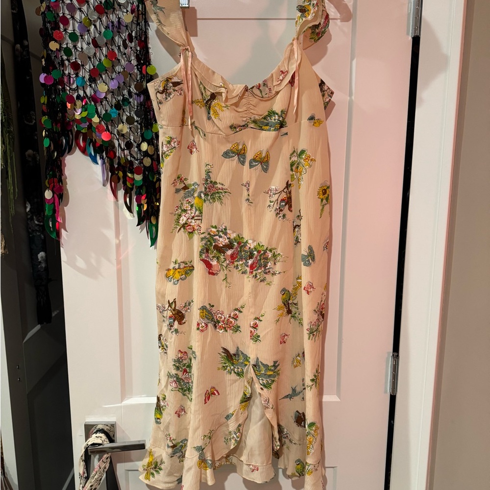 Nanette Lepore Cream Dress with Colorful Accents
